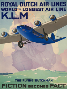 Plane | Royal dutch air lines World's longest air line K.L.M.