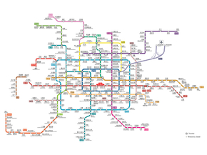 Metropolitan | Схема Метро Пекин