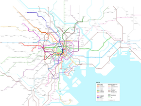Metropolitan | Схема Метро Токио