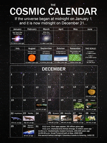 Cosmic Calendar | Космический календарь