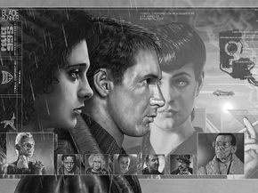 Blade Runner (Модульная картина) | Бегущий по лезвию