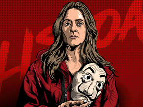 La casa de papel - Lisbon (Коллекция постеров №1) | Бумажный дом