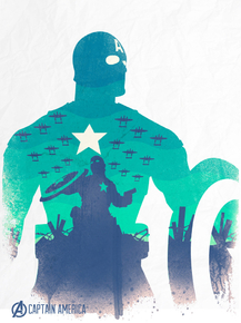 Avengers Collection (Коллекция постеров) 2: Captain America | Капитан Америка