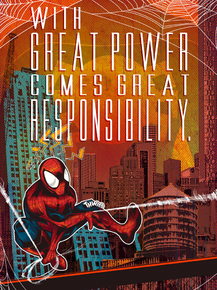 Spider Man | With Great Power Comes Great Responsibility