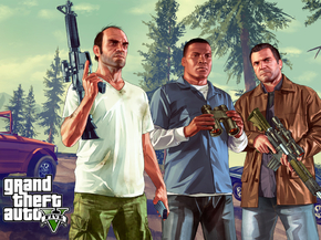 Grand Theft Auto 5 (Коллекция постеров №3) - Майкл, Франклин, Тревор