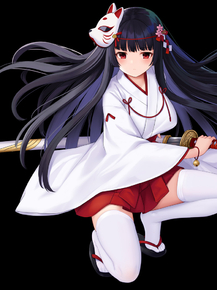 Anime art (Модульные постеры №1) - 2 | Аниме. Гейша с катаной