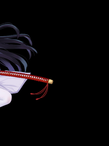 Anime art (Модульные постеры №1) - 3 | Аниме. Гейша с катаной