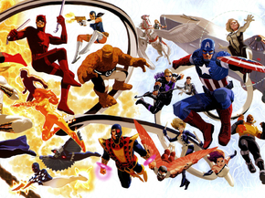 Heroes of Marvel (Модульные постеры) - 3 | Герои Марвел