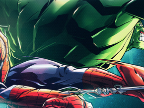 Spider Man & Hulk (Модульные постеры) - 2 | Человек Паук и Халк