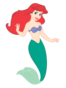Disney Princess (Коллекция постеров №3) - Ariel And The Sea World | Русалочка