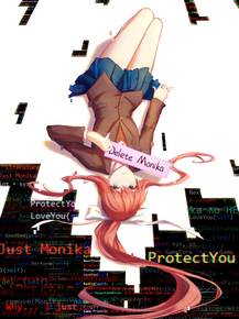 Doki Doki Literature Club! | Delete Monica