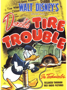 Duck Tales: Donald Duck - Tire Trouble | Утиные истории: Дональд Дак