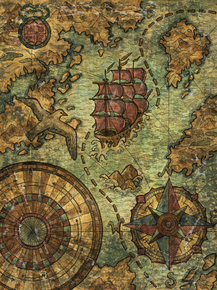Old map world | Винтажная карта мира Old map world | Винтажная карта мира