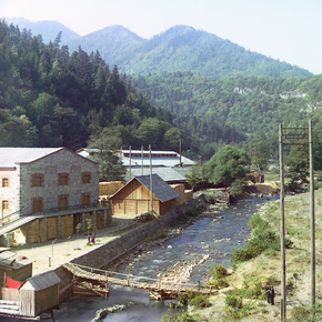 Боржом. Склад вод и Лесопильный завод на Черной Речке