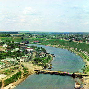 Город Ржев. Мост через Волгу