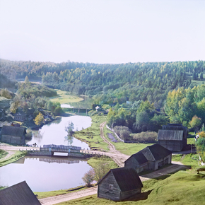Река Шоханка Шохонка. Город Плёс