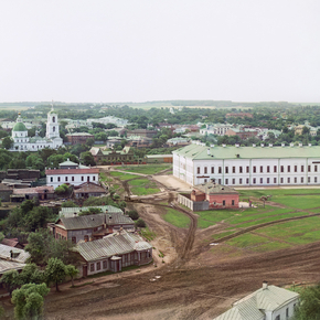 Рязань. Спасский монастырь с северо-запада