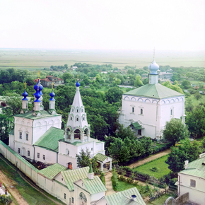 Рязань. Спасский монастырь с северо-запада