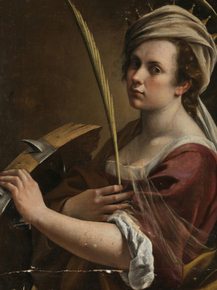 Artemisia Gentileschi - Self Portrait as Saint Catherine | Артемизия Джентилески