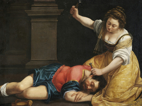Artemisia Gentileschi - Jael and Sisera | Артемизия Джентилески