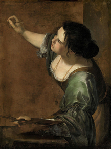 Artemisia Gentileschi - Self-portrait as the Allegory | Артемизия Джентилески