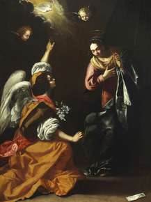 Artemisia Gentileschi - The Annunciation | Артемизия Джентилески