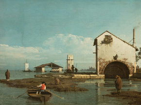Bernardo Bellotto - Capriccio The Lagoon, Venice | Бернардо Беллотто