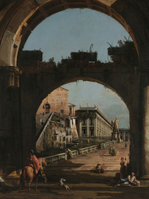 Bernardo Bellotto - Caprice with Capitol Hill | Бернардо Беллотто