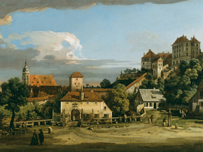 Bernardo Bellotto - Pirna The Obertor from the South | Бернардо Беллотто