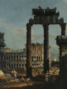 Bernardo Bellotto - Roman caprice with the Coliseum | Бернардо Беллотто