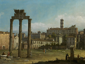 Bernardo Bellotto - Ruins of the Forum, Rome | Бернардо Беллотто