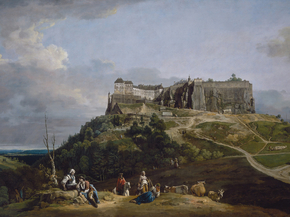 Bernardo Bellotto - The Fortress of Konigstein | Бернардо Беллотто