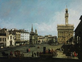 Bernardo Bellotto - The Piazza della Signoria in Florence | Бернардо Беллотто