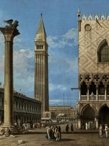 Bernardo Bellotto - The Piazzetta, Venice | Бернардо Беллотто