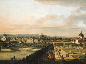 Bernardo Bellotto - Vienna Viewed from the Belvedere Palace | Бернардо Беллотто