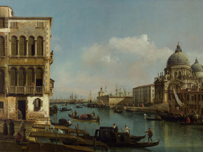 Bernardo Bellotto - View of the Grand Canal | Бернардо Беллотто
