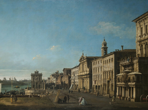 Bernardo Bellotto - View of Via di Ripetta in Rome | Бернардо Беллотто