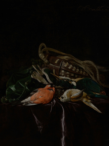 Willem van Aelst - Still Life with Dead Birds and Game Bag | Ван Алст, Виллем