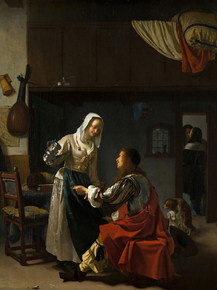 Frans van Mieris - Brothel Scene | Ван Мирис, Франс