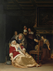Frans van Mieris - The Doctors Visit | Ван Мирис, Франс
