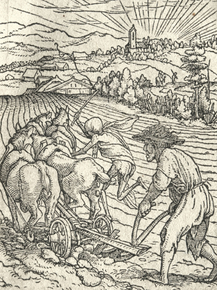 Hans Holbein - Dance of Death - The Ploughman | Ганс Гольбейн