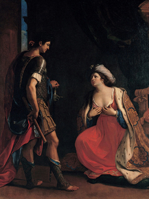 Guercino - Cleopatra and Octavian | Гверчино