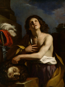 Guercino - David with the Head of Goliath | Гверчино