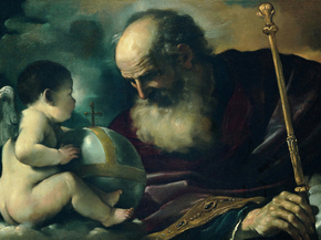 Guercino - God the Father and Angel | Гверчино