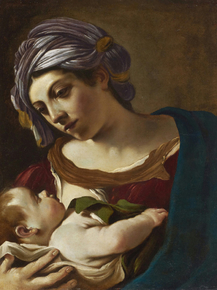 Guercino - Madonna and Child | Гверчино