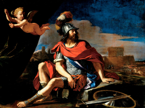 Guercino - Mars with Cupid | Гверчино