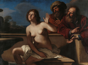 Guercino - Susanna and the Elders | Гверчино