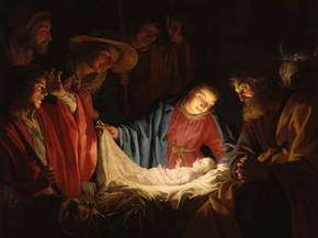Gerrit van Honthorst - Adoration of the Shepherds | Геррит ван Хонтхорст