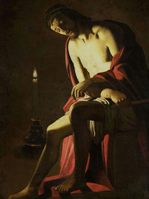 Gerrit van Honthorst - Christus op de koude steen | Геррит ван Хонтхорст