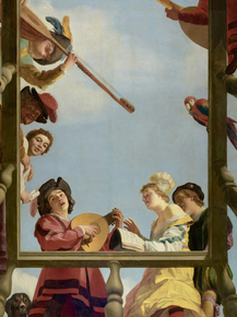 Gerrit van Honthorst - Musical Group on a Balcony | Геррит ван Хонтхорст